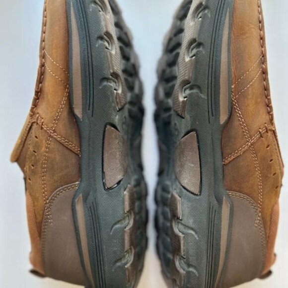 Skechers USA Expended Seveno Moc Toe Leather Slip Ons main image 4